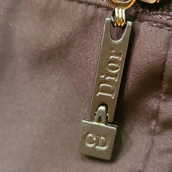 Christian Dior Vintage Winter Jacket in Chestnut Brown with Fur Trim size 40 / 8 - Picture 4 of 15